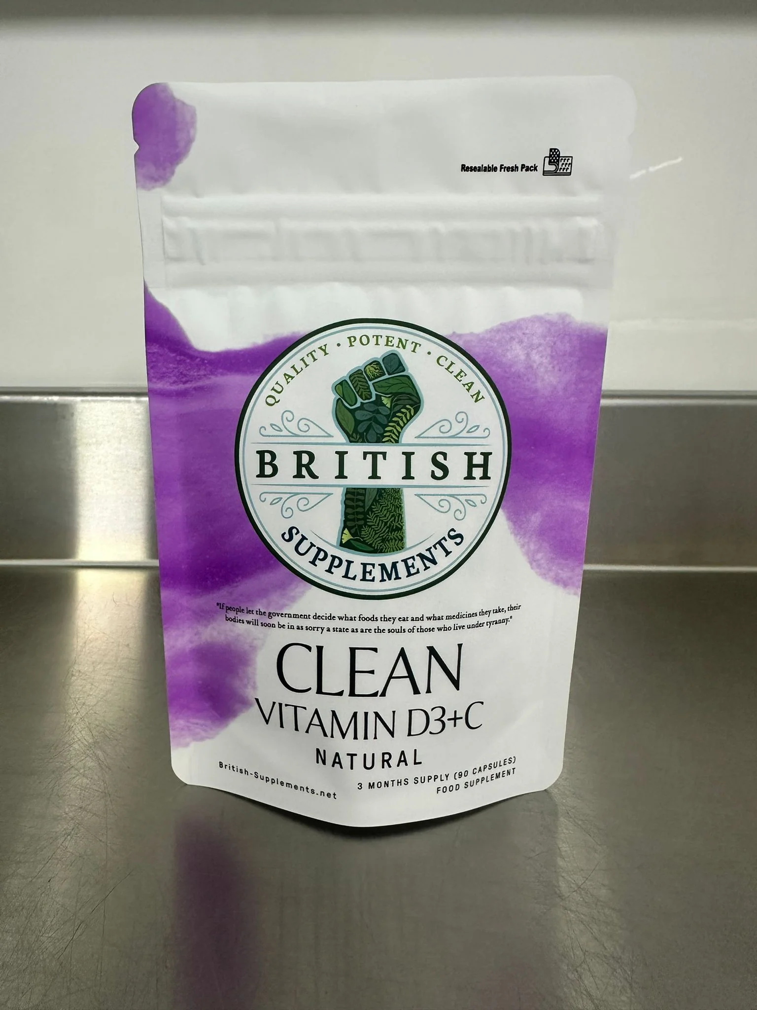Clean Vitamin D3 + Natural Vitamin C - Image 3