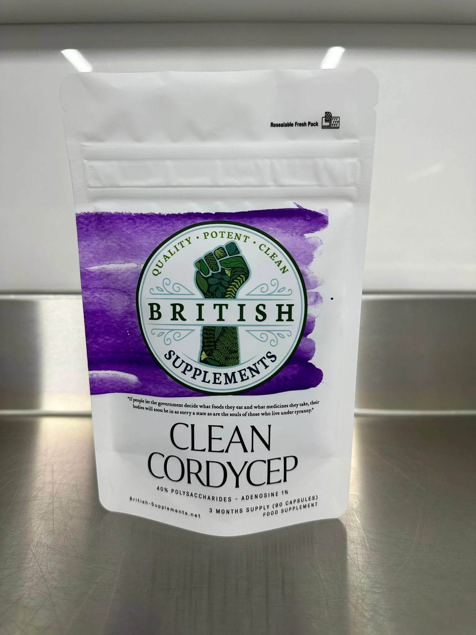 Clean Genuine Cordyceps polysaccharides 40%, Adenosine 1% - Image 3