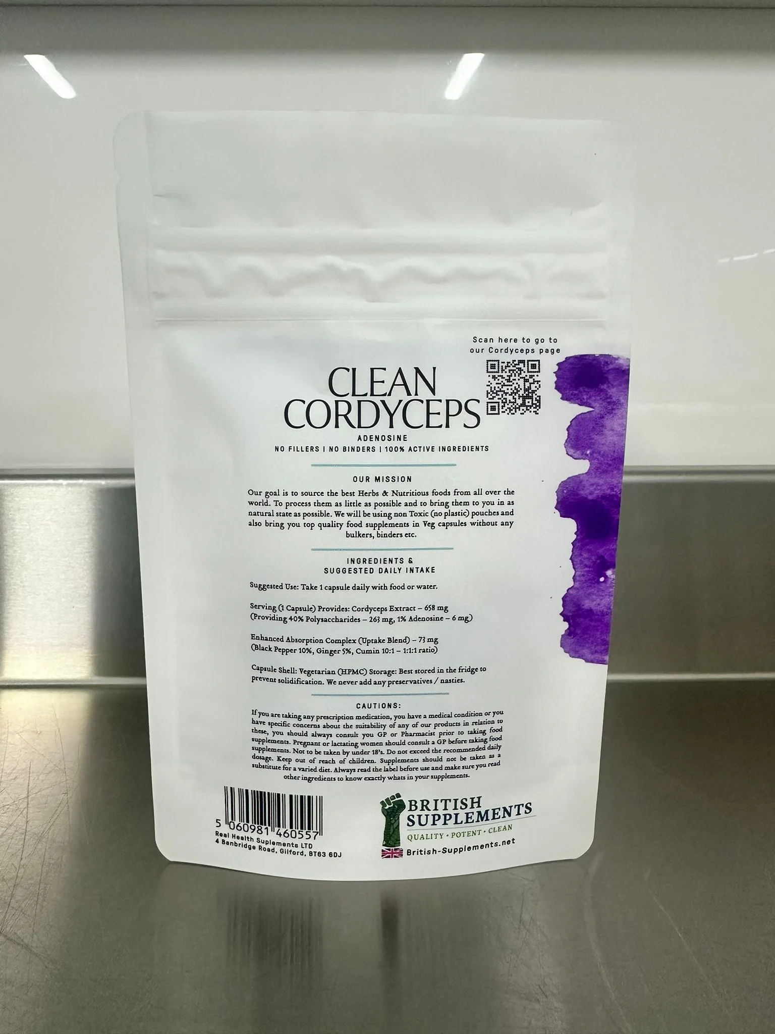 Clean Genuine Cordyceps polysaccharides 40%, Adenosine 1% - Image 4