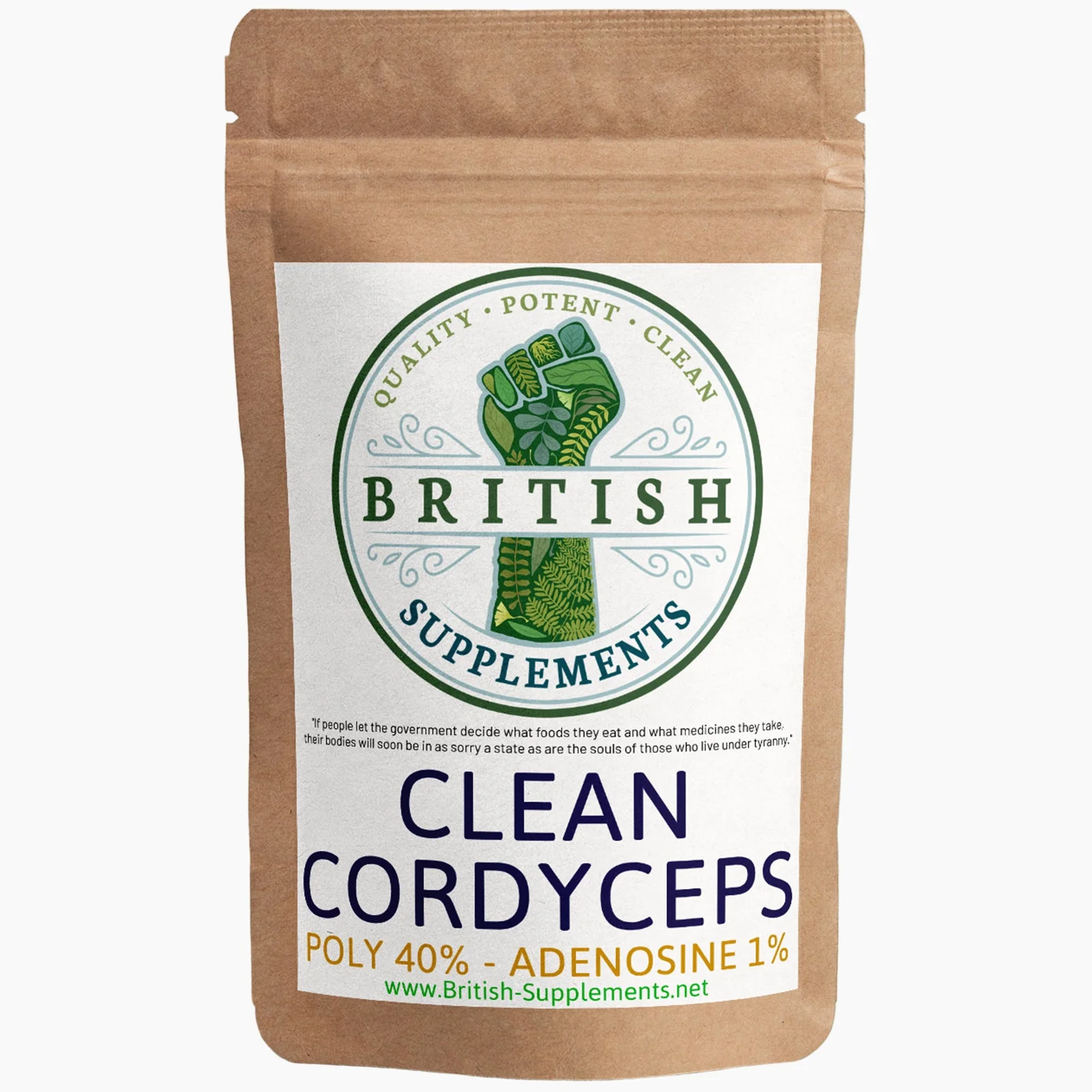 Clean Genuine Cordyceps polysaccharides 40%, Adenosine 1% - Image 9