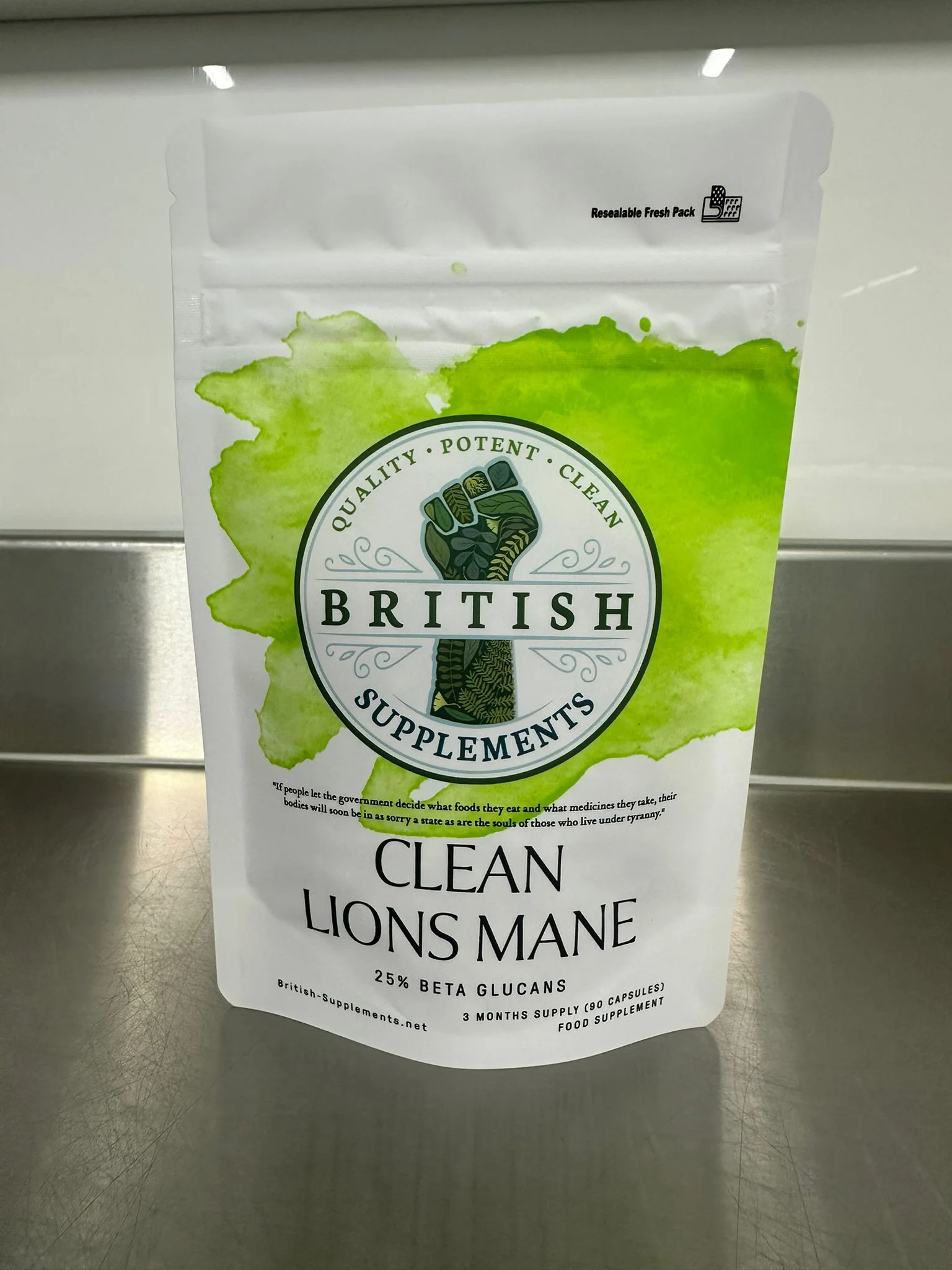 Lions Mane Extract 451mg (Beta Glucans 112mg) - Image 3