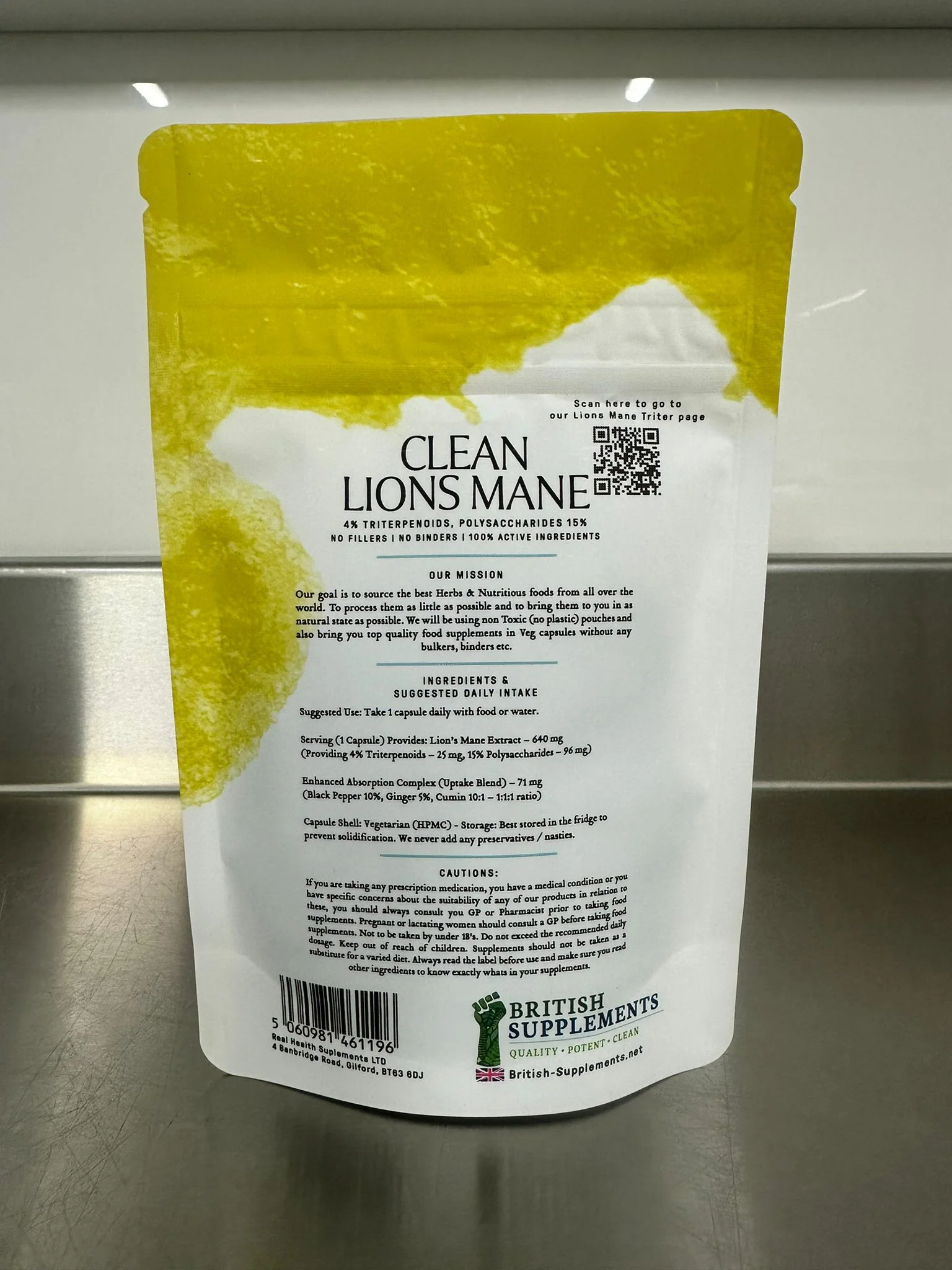 Lions Mane Extract Triterpenoids Version + Uptake Blend - Image 4