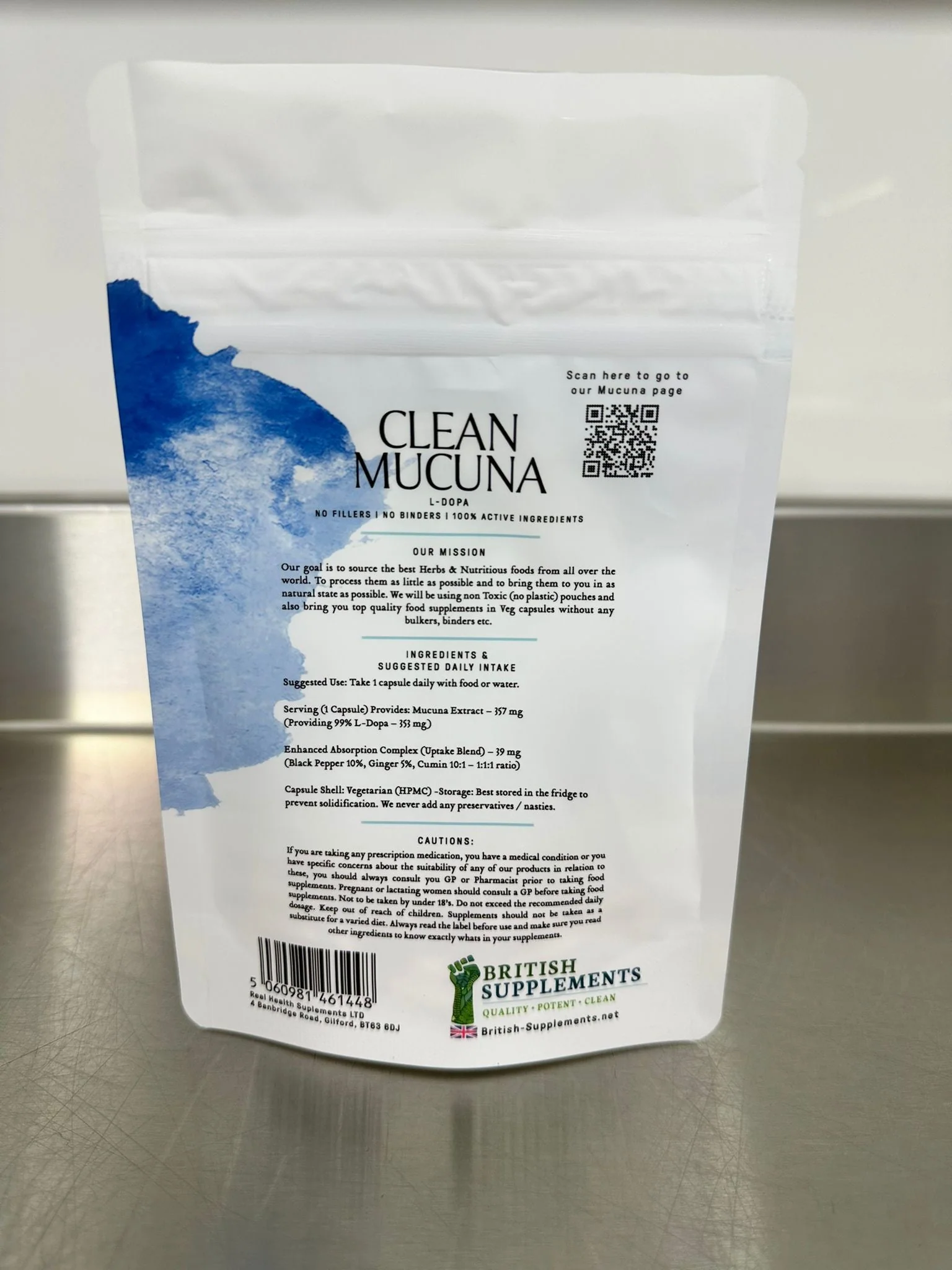 Mucuna Extract (99% L-Dopa) + Uptake Blend - Image 4