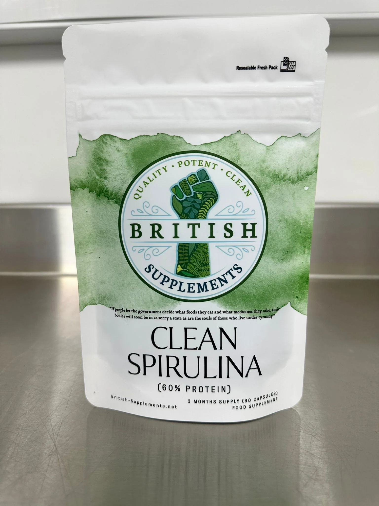 Clean Spirulina 671.4mg (60% Protein) + Uptake Blend - Image 3